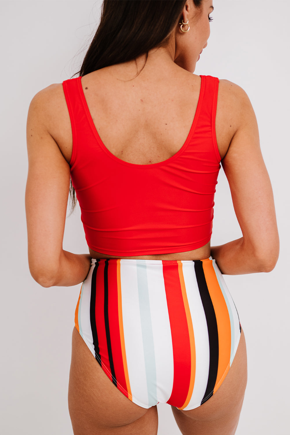 Women's Tankini Set with Square Neck