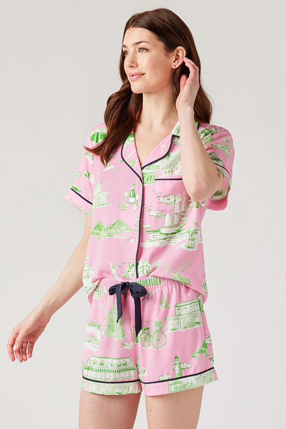 Holiday 2pcs Resort Short Pajama Set