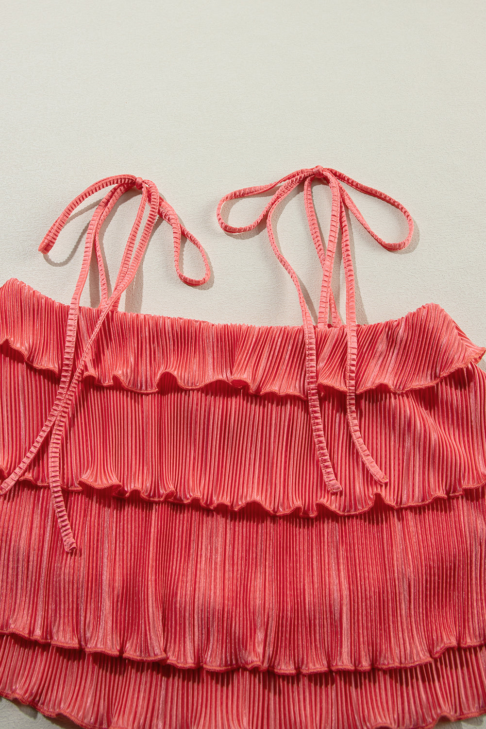 Women's Camisole Pleat-Detail Wide-Leg Pants Set