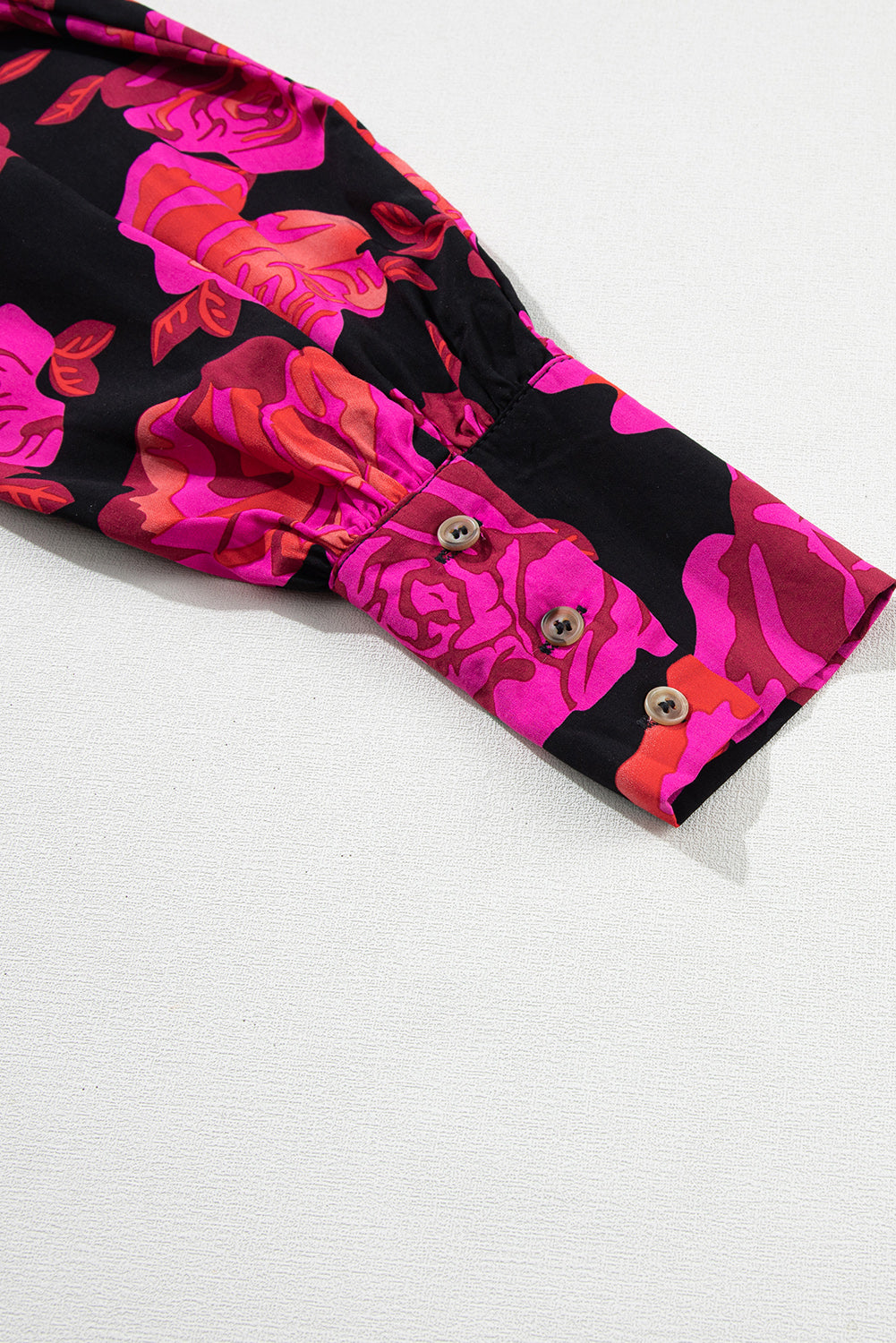 Dresses for Women Print V Neck Wrap Bishop Sleeve Ruffle-Trimmed Layered Mini Floral-Print