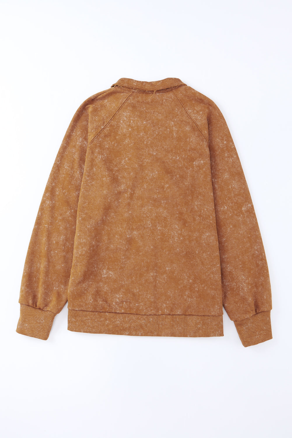 Shacket for Women Flap Pocket Button Khaki Vintage Washed