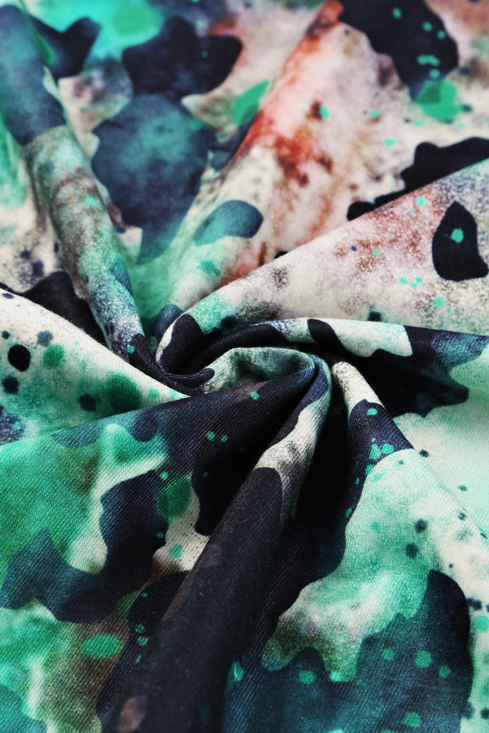 Women's T Shirt with Blank Graphic-Print Dyed Print