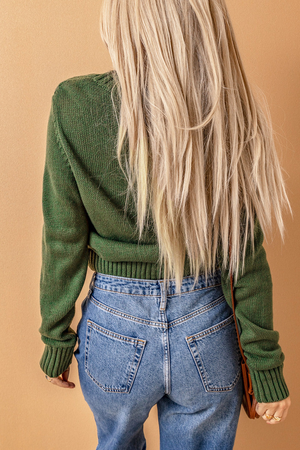 Women's Cardigan with Pockets Textured