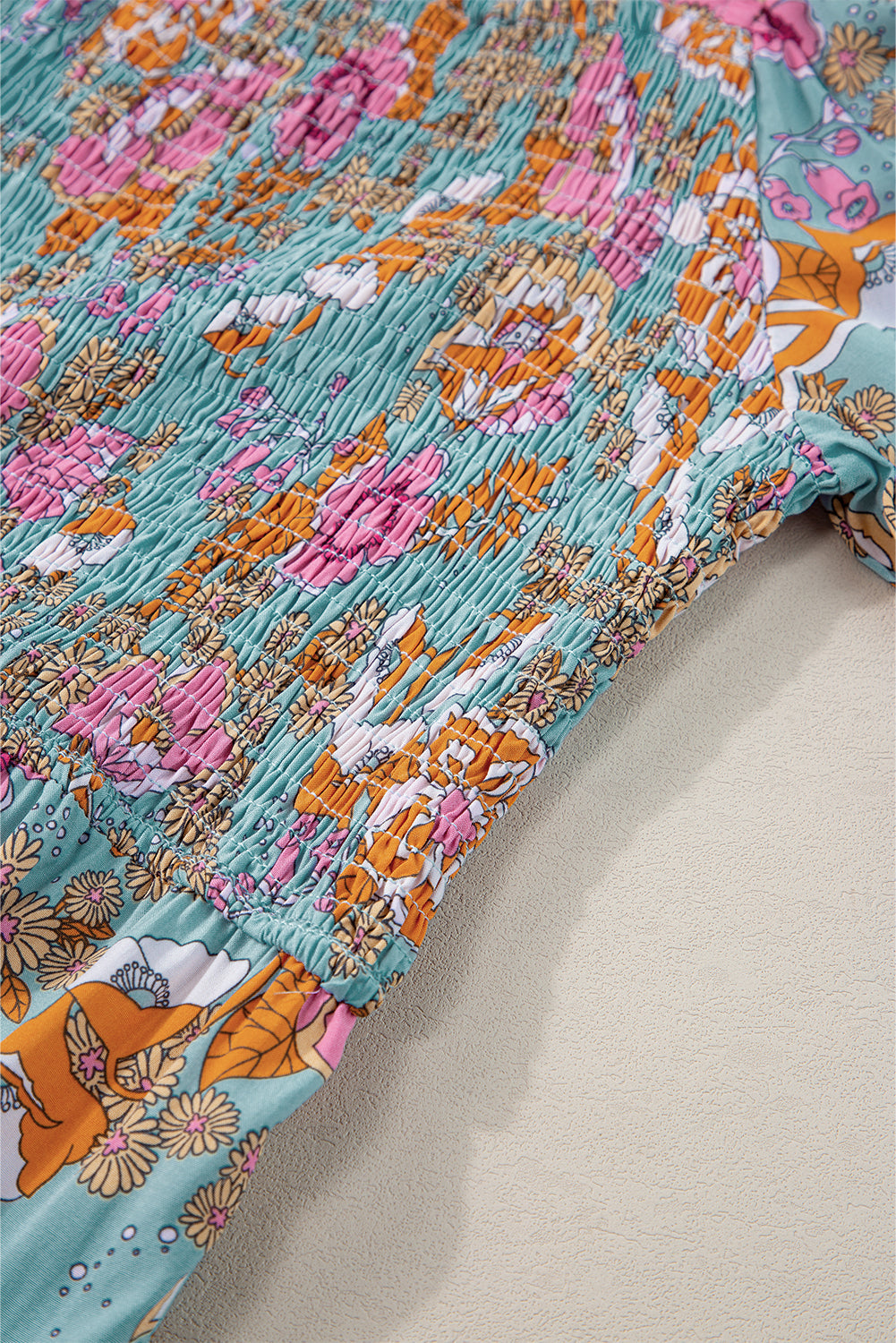 Floral Dresses for Women Sleeve High-Rise Balloon