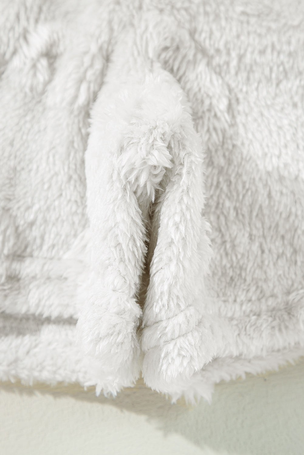 Leopard Fleece Textured Fleece Loose 2-Piece Lounge Set
