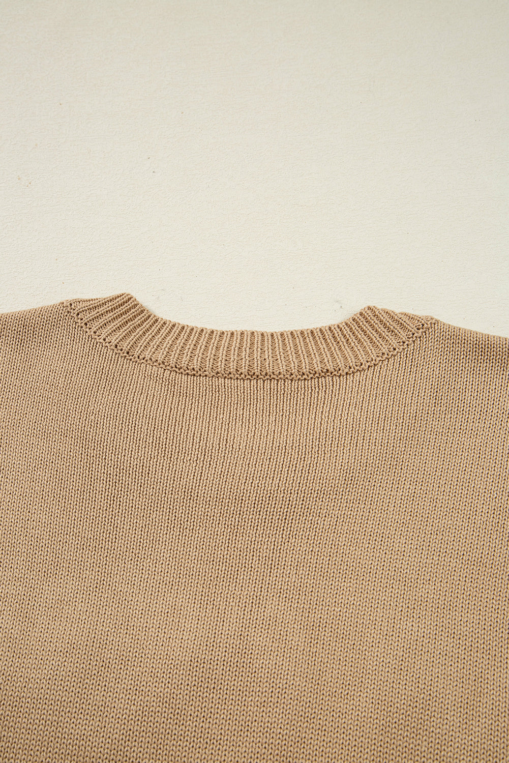 Merry Detail Colorful Dot Christmas Dolman Knit Top