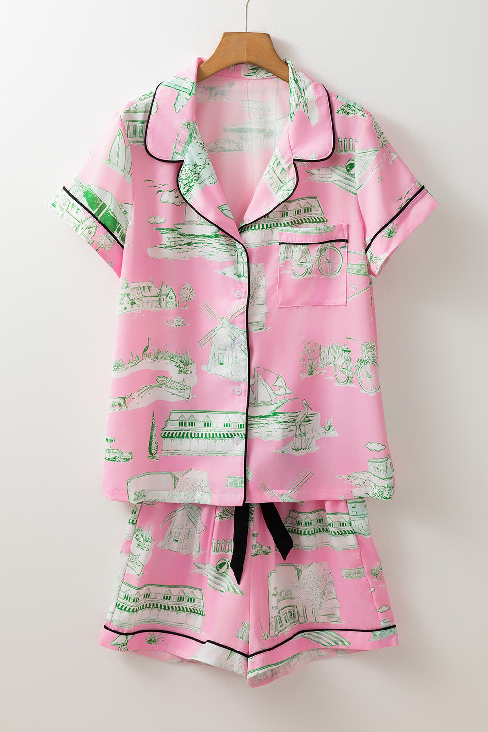Holiday 2pcs Resort Short Pajama Set