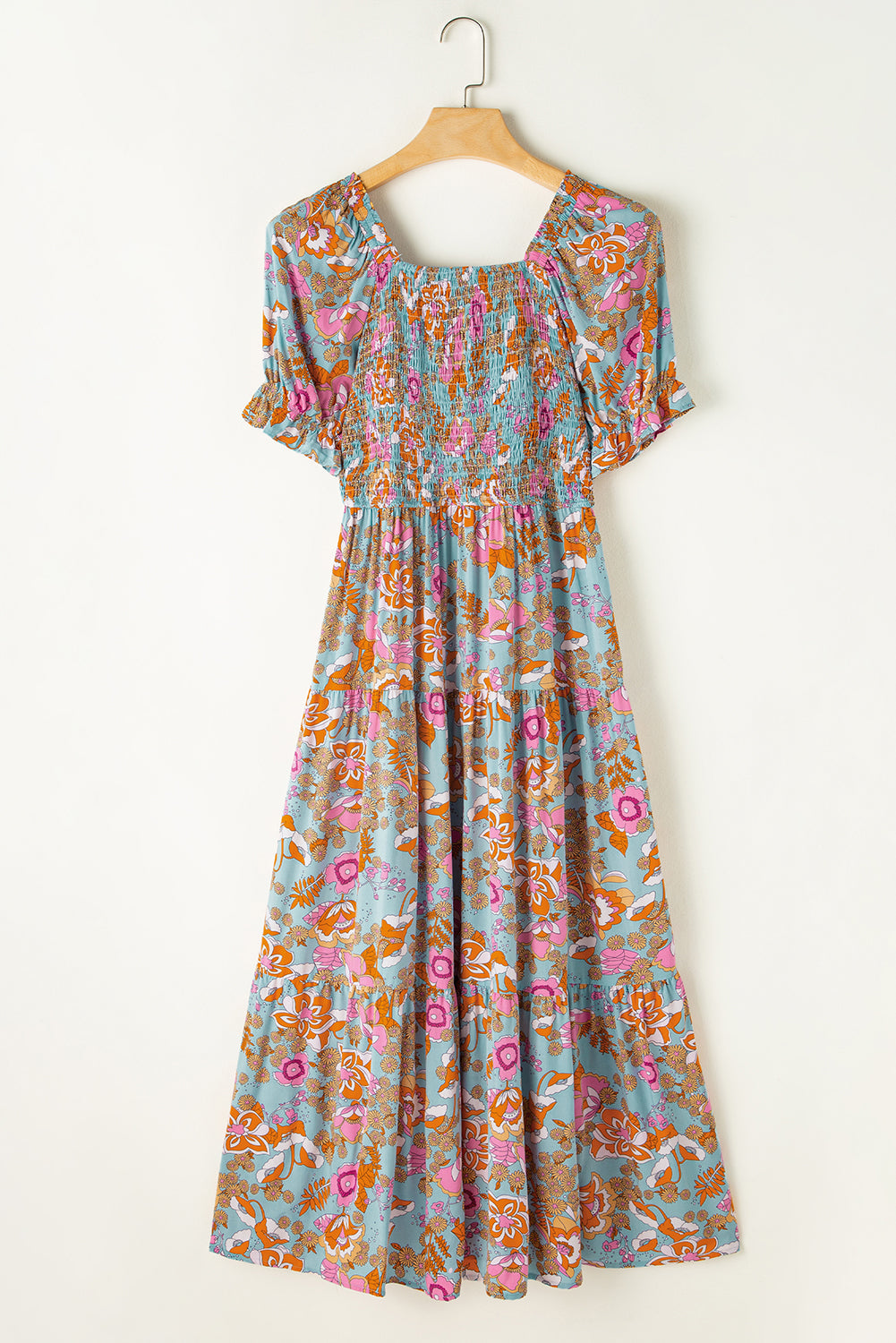 Floral Dresses for Women Sleeve High-Rise Balloon