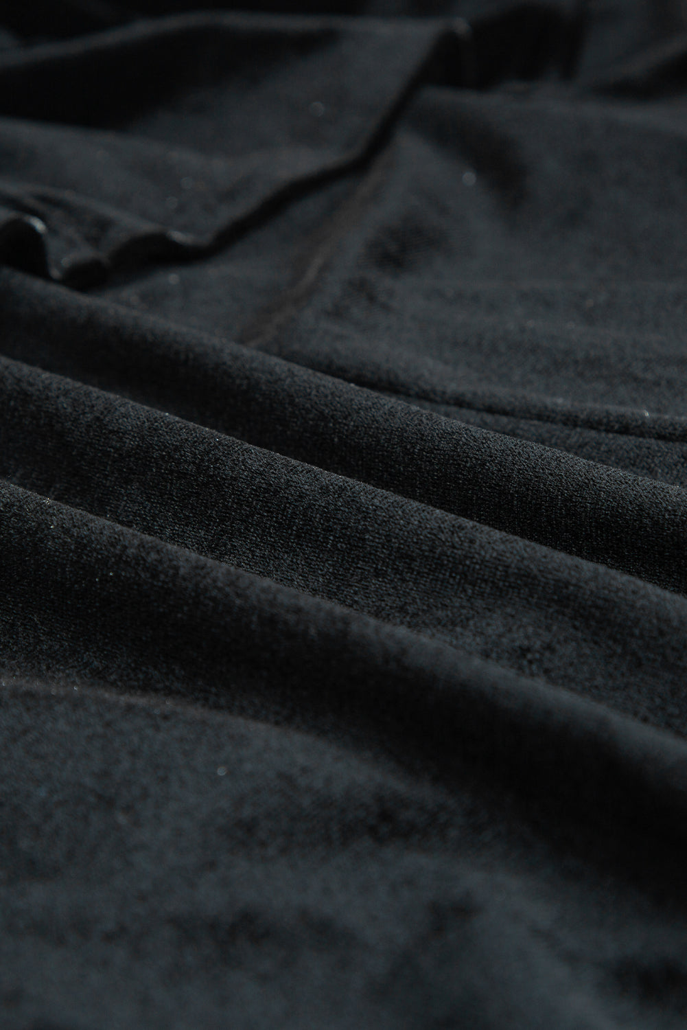 Mini Dress for Women Ruffle-Trimmed Velvet Layered