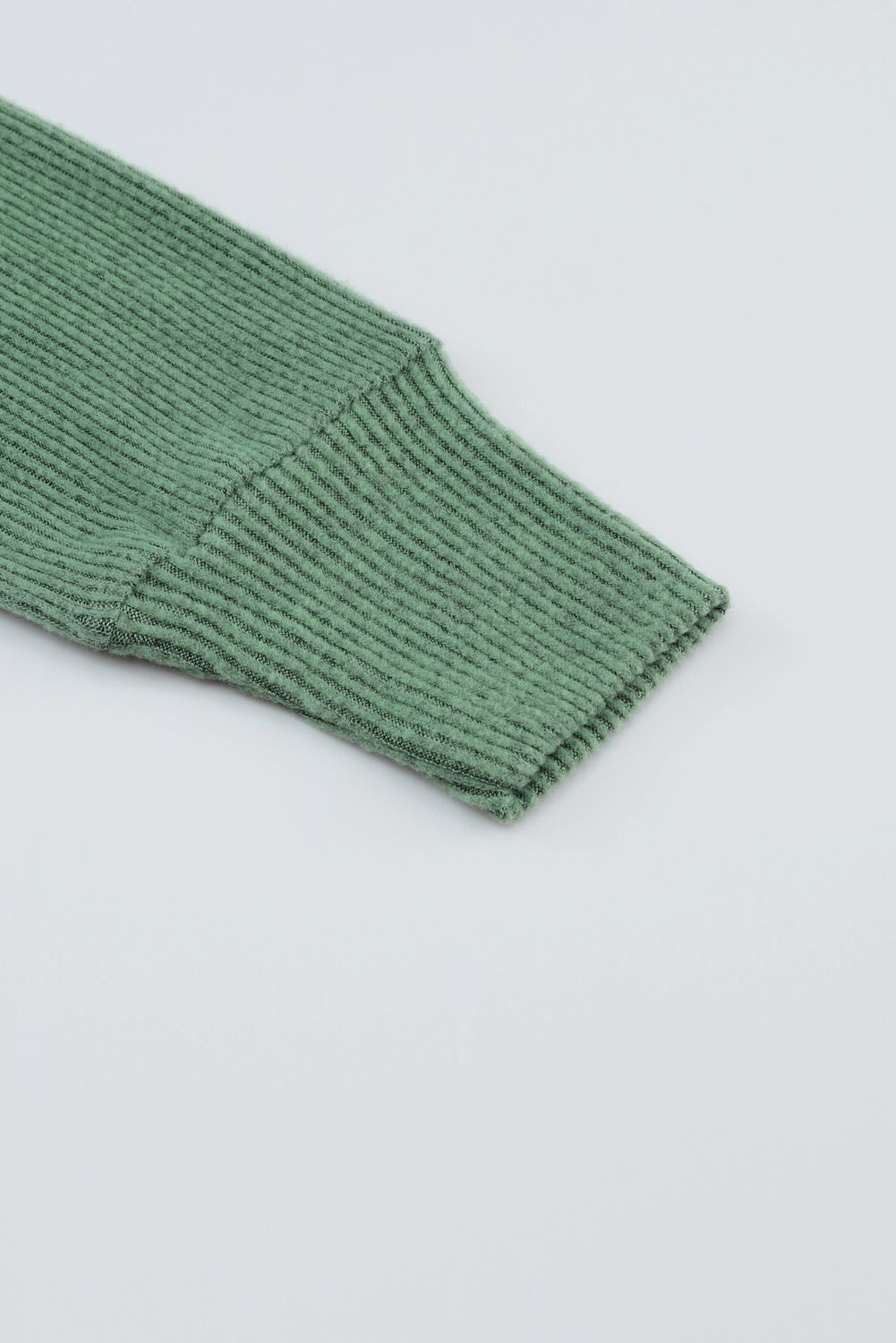 Top for Women U Neck Textured Long-Sleeve