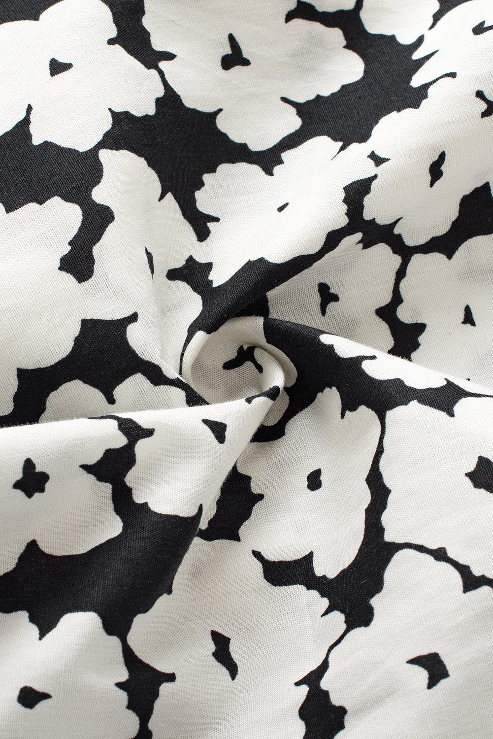 Women's Blouse Featuring Layered Ruffle-Trimmed Sleeve Floral-Print