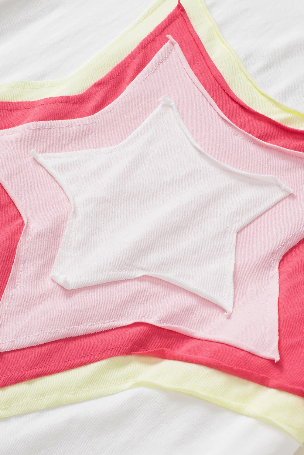 Tee for Women Patched Half Sleeve Oversized