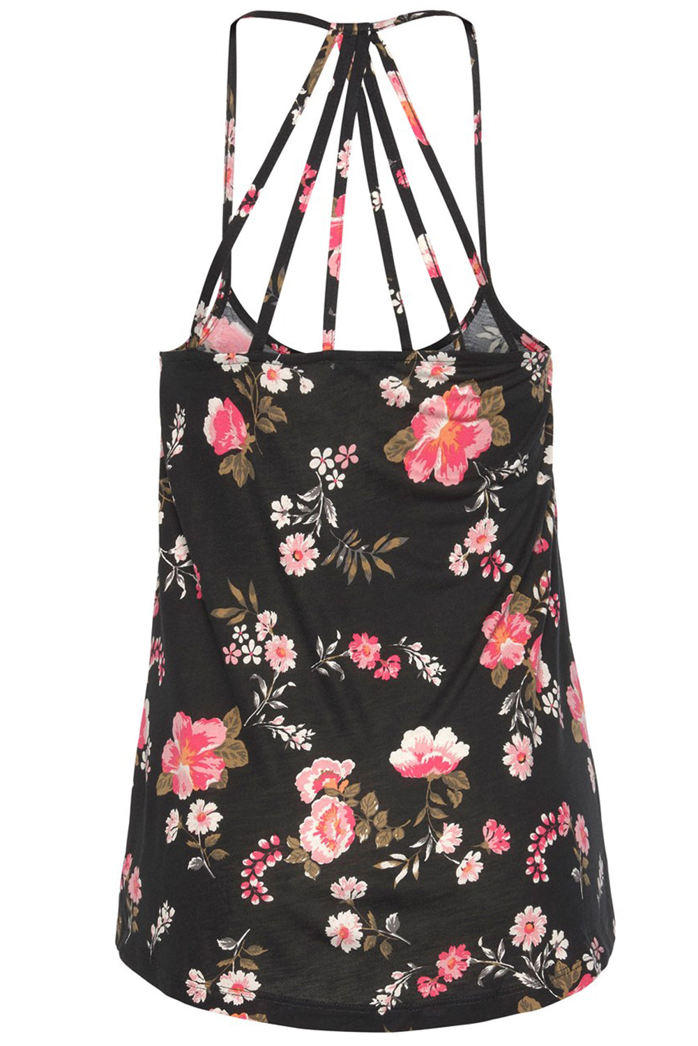 Women's Tank Top Featuring Spaghetti Straps Back