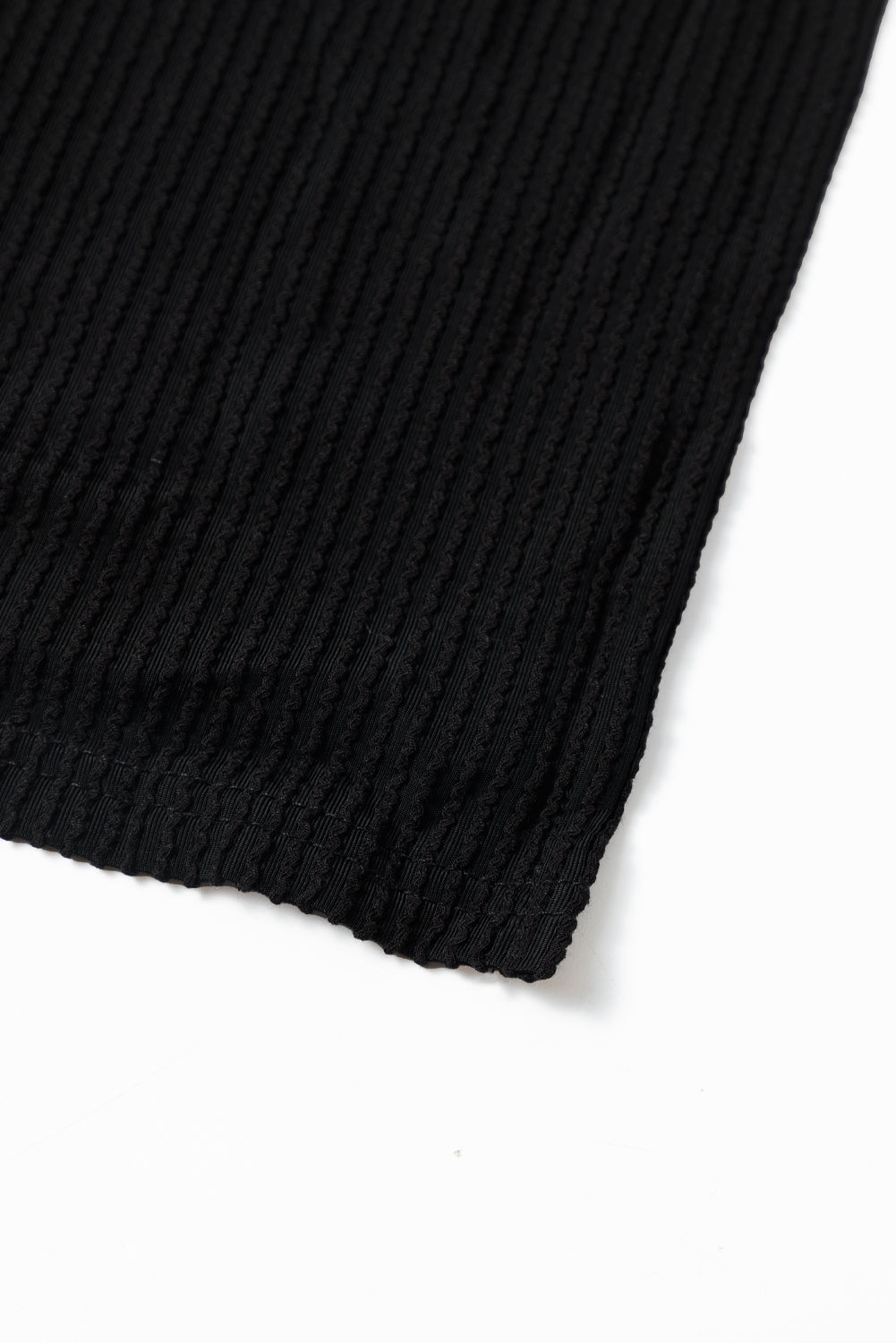 Women's Dress with Twist Cutout Long-Sleeve Rib-Knitted