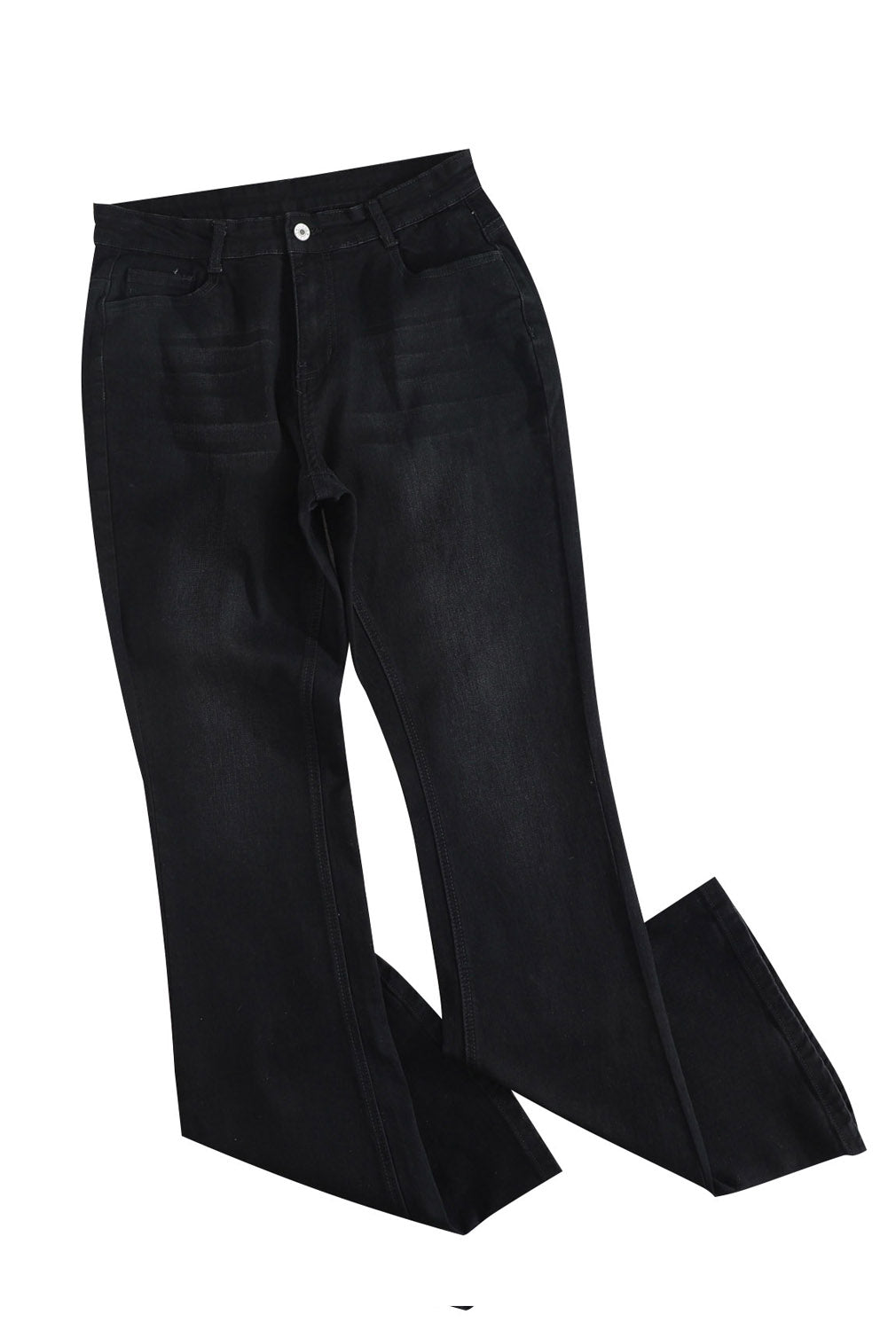 Jeans for Women Wash Vintage Black Wide-Leg