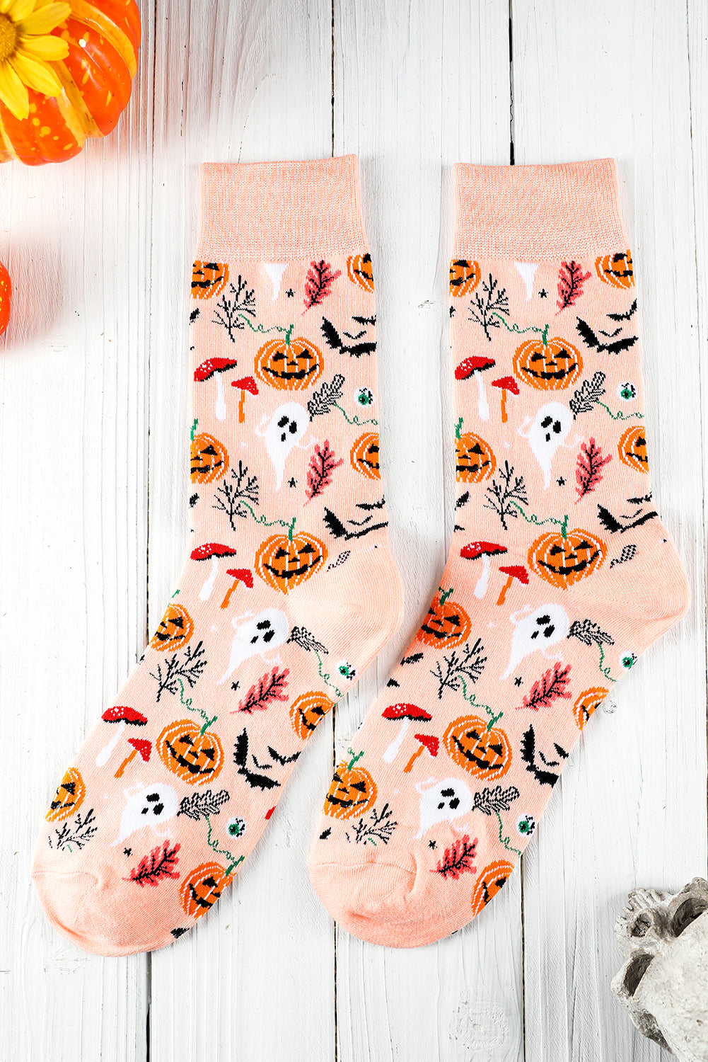 Spooky Season Halloween Element Print Socks