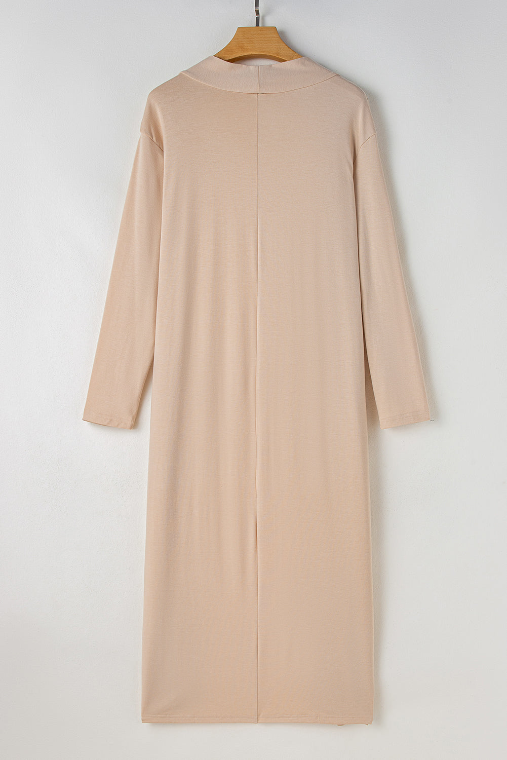 Split and Long Cardigan Skinny Pants Lounge Set