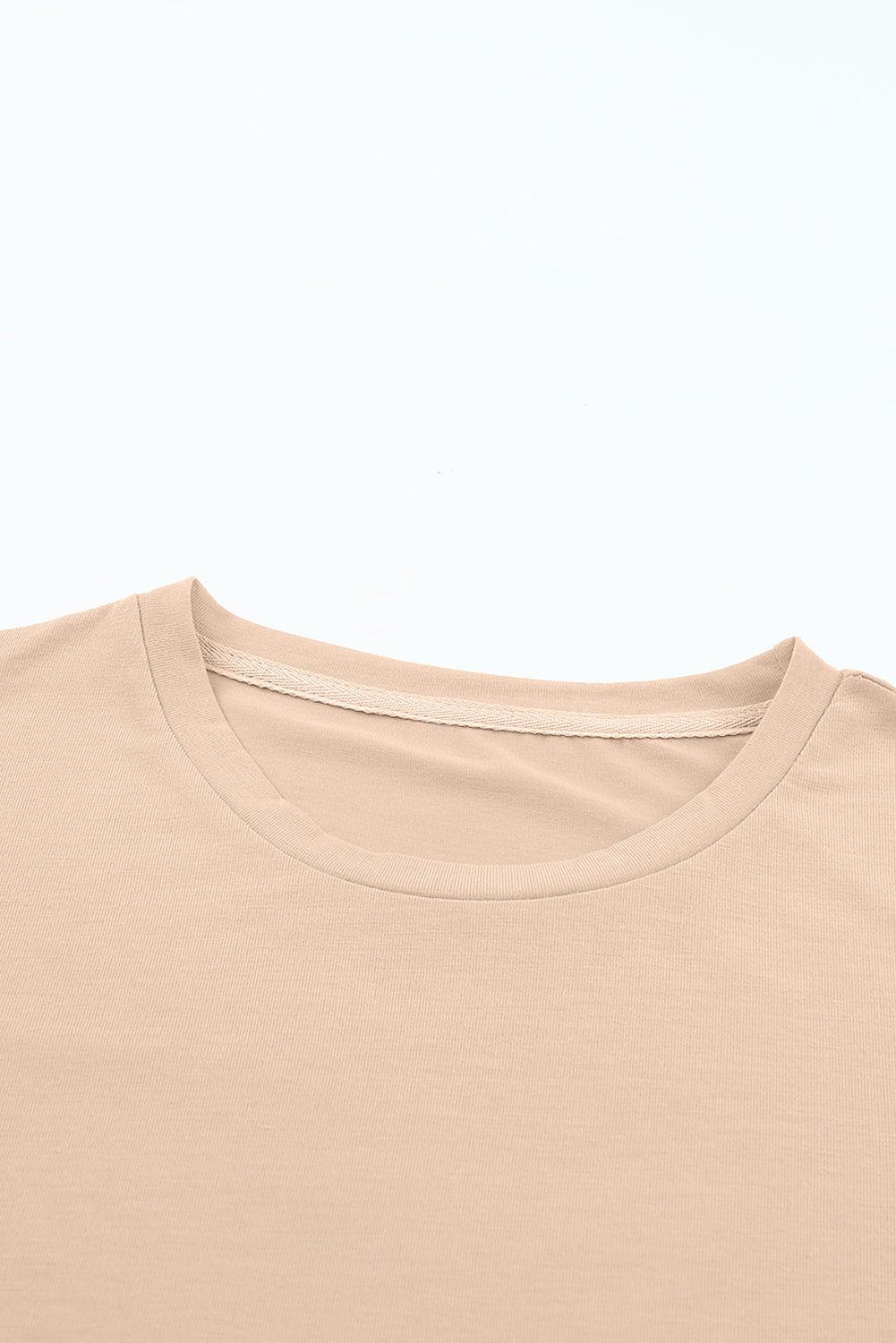 Women's Tee with Everyday Plain Crew Neck
