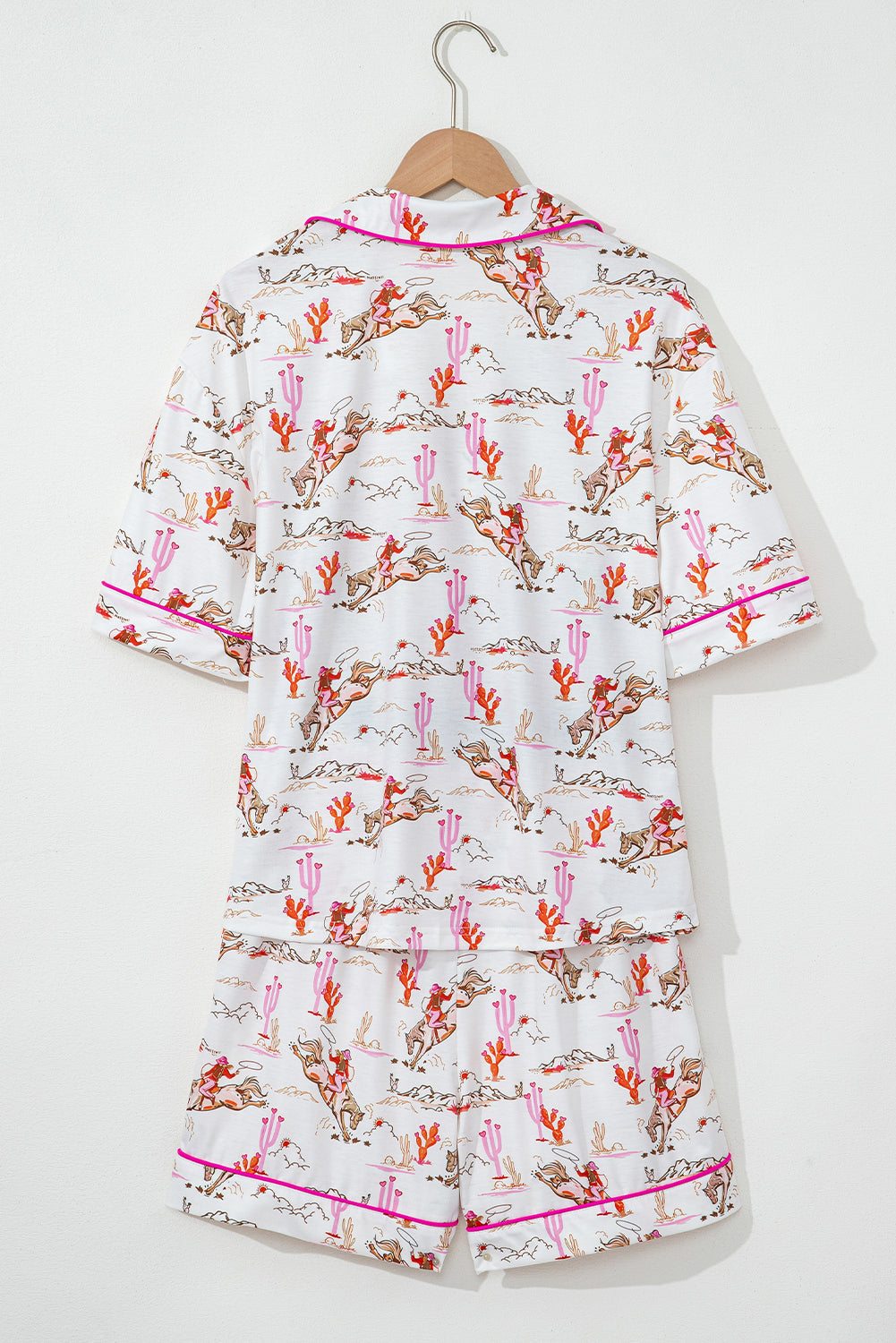 Cowgirl Country Print Pajamas Set Style