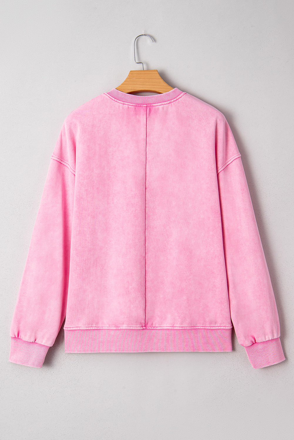 Mineral Crew-Neck Wash Crossed Loose Sweatshirt