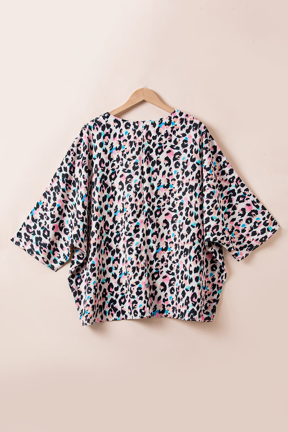 Women's V Neck Batwing Sleeve Plus Size Top