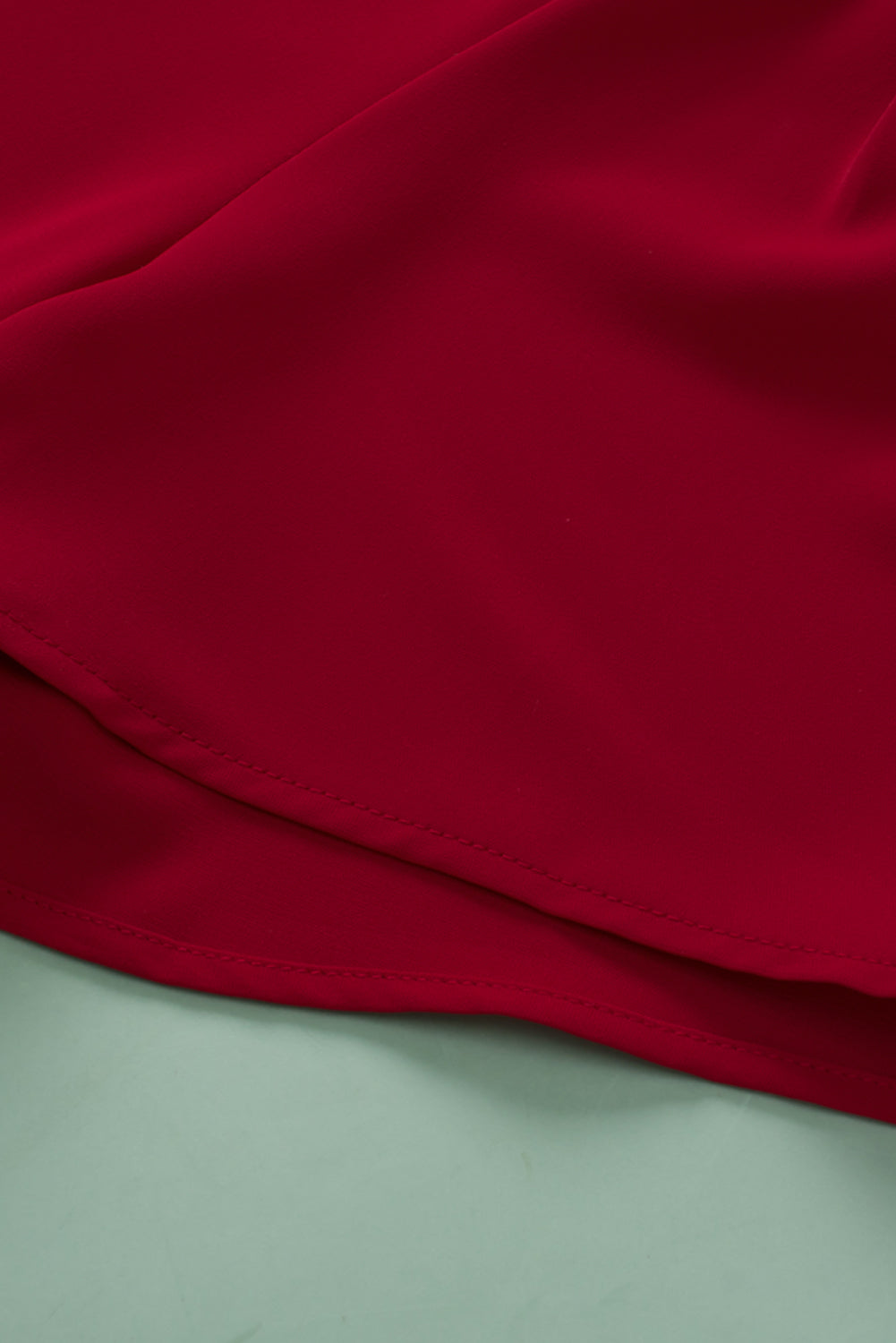 Women's T Shirt Featuring Pleat-Detail Crew Neck Plus Size