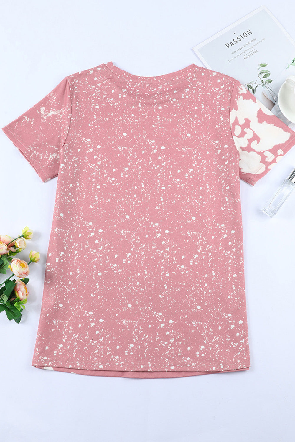 Women's Tee Featuring Tie Dye PRAY Graphic-Print