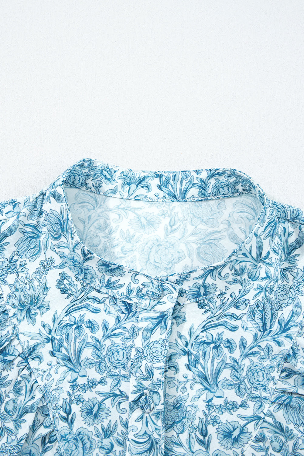 Floral All Over Puff Sleeve Shirt