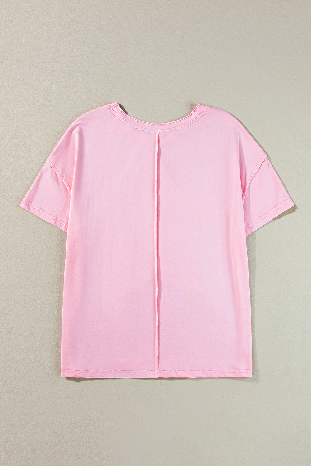 Women's T-shirt with Star Patchwork Loose Everyday Style
