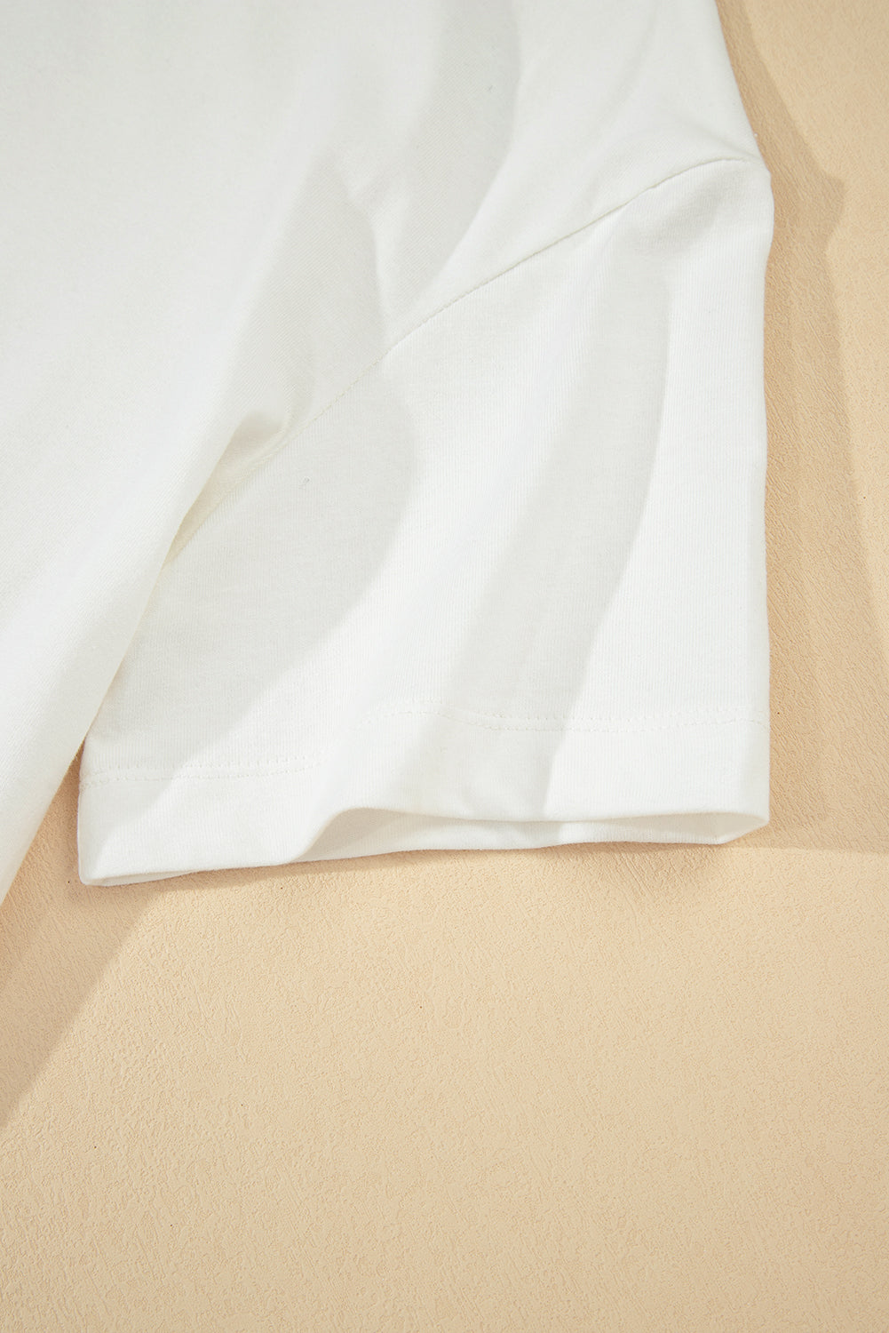 Drop Shoulder Crew Neck Shift T Shirt Dress