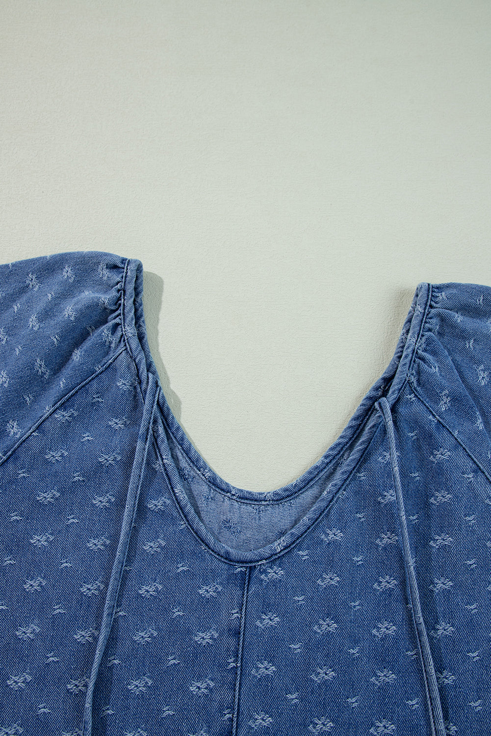 Women's Dress Featuring Open-Back Relaxed Fit Denim