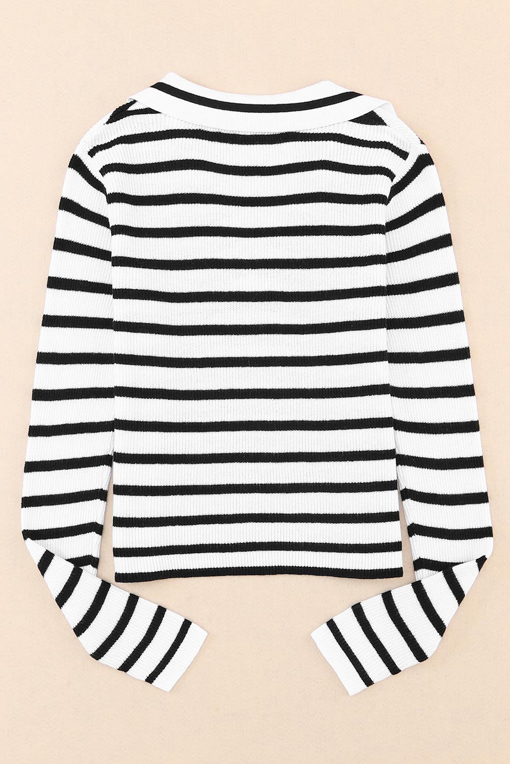 Women's Everyday Collared Lightweight Knitted Sweater