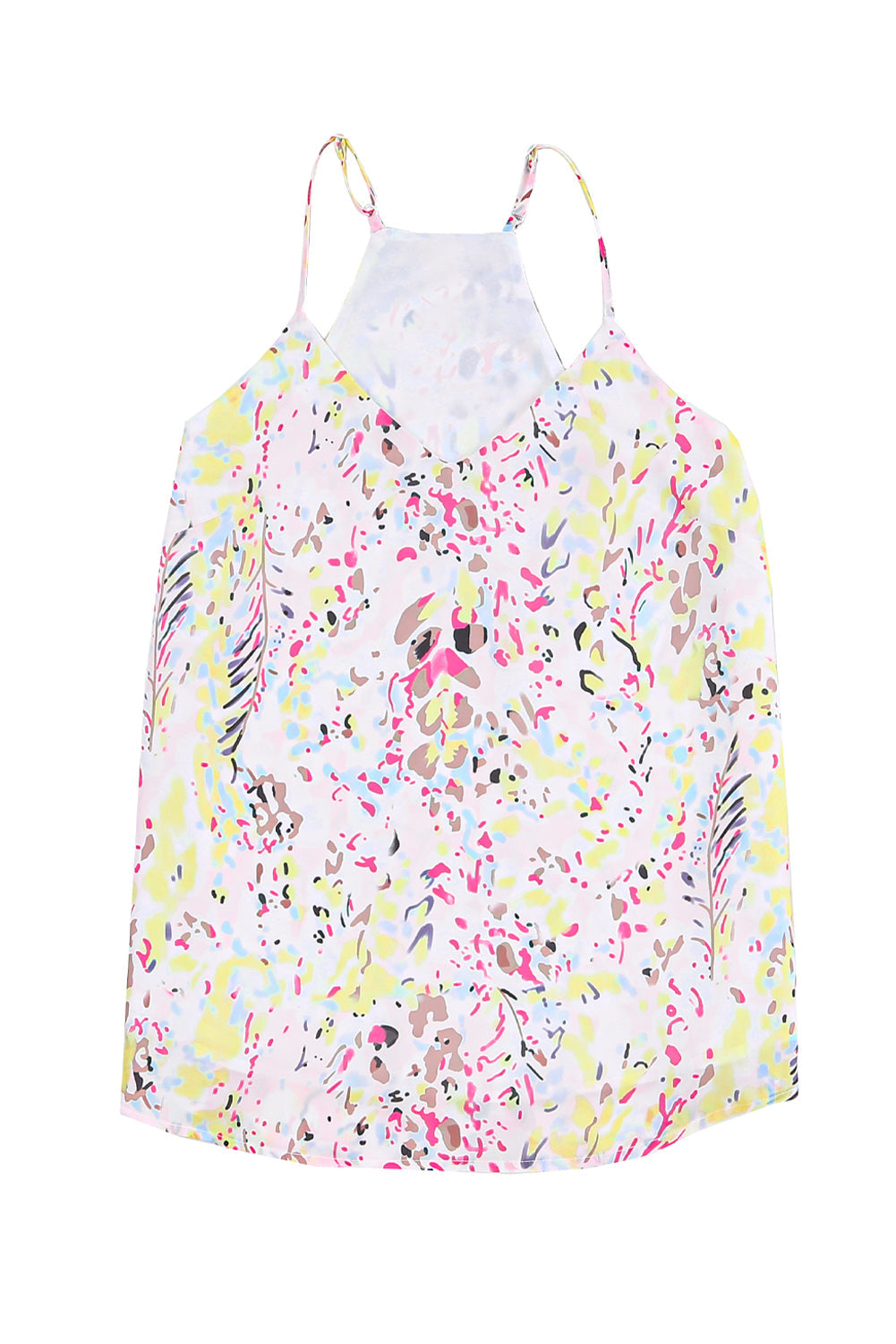 Women's Spaghetti Straps Floral-Print Tank Top
