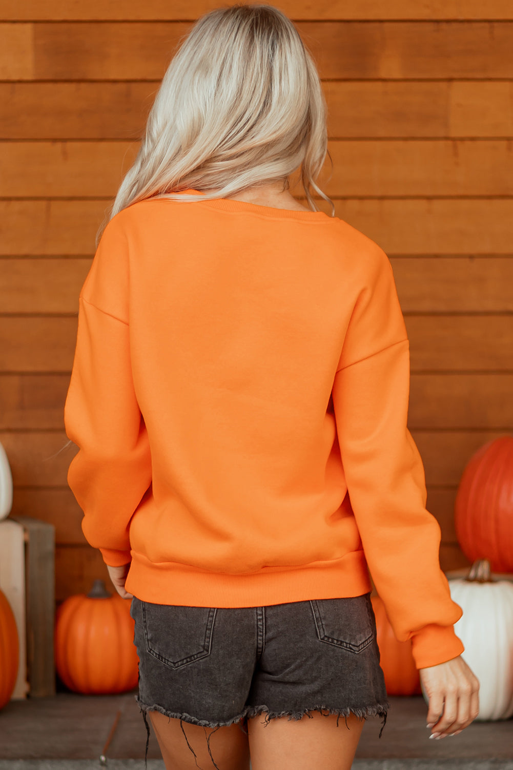 Dancing Critters Sequin Halloween Crewneck Sweatshirt