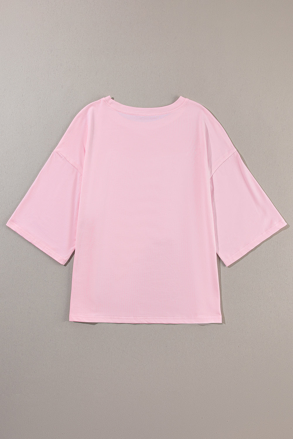 Women's Color-Block Half Sleeve Oversized Tee