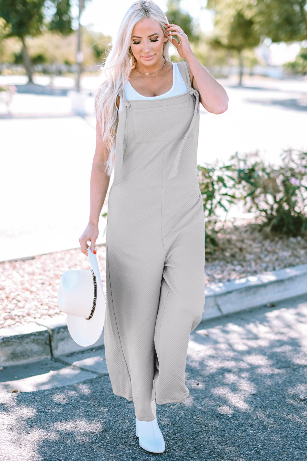 Overalls for Women Self-Tie Strap Wide-Leg