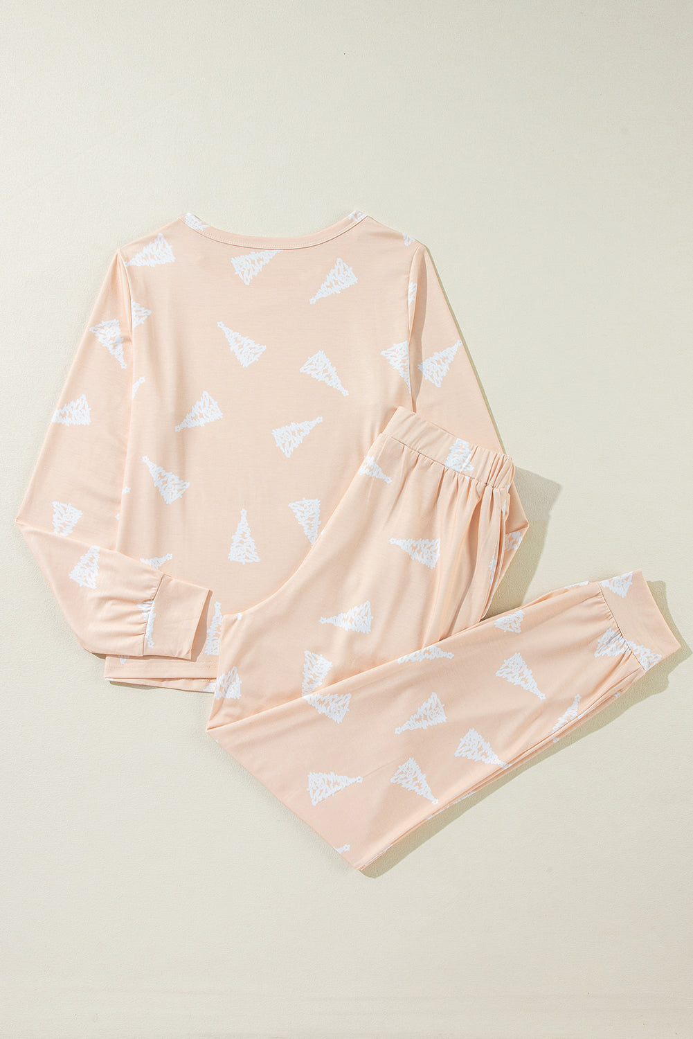 Christmas Easy-Fit Tree Print Fit 2-Piece Pajama Set