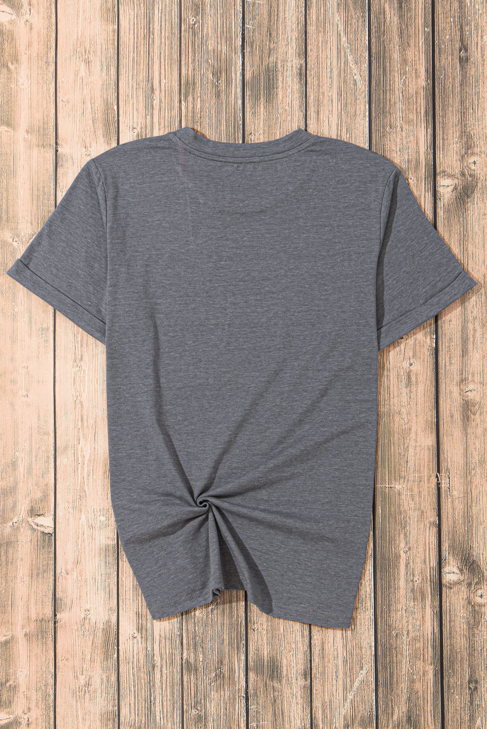 Tee for Women Everyday Plain Crew Neck Modern Wardrobe Pick
