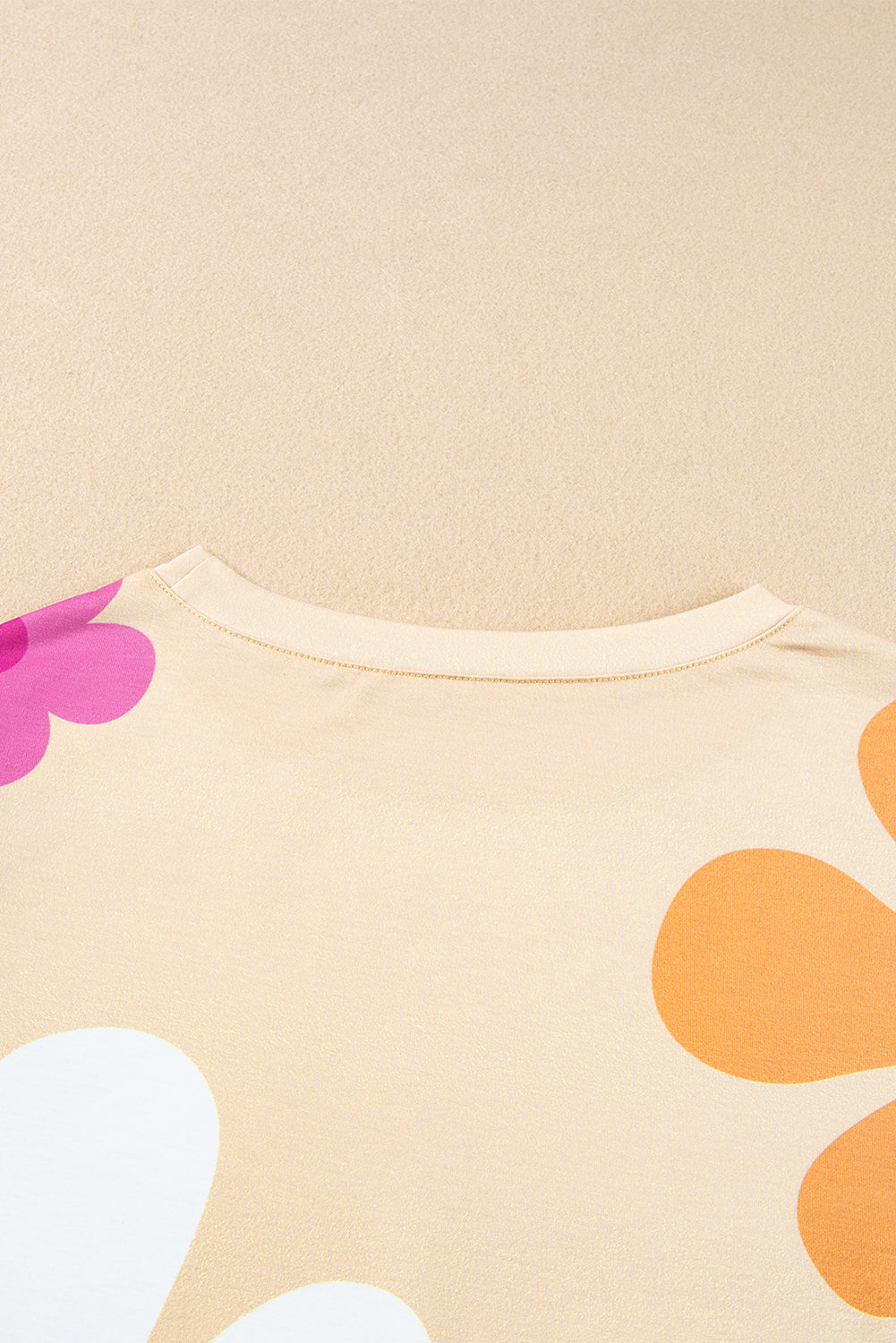 Tee for Women Bubble Sleeve Floral-Print