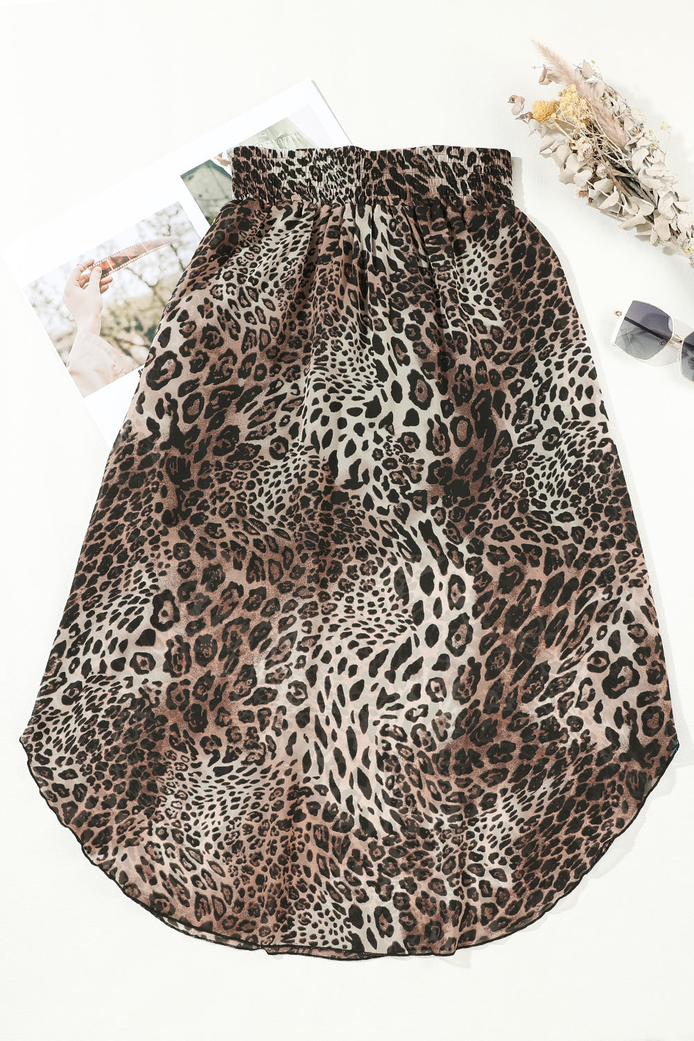 Women's Shirred-Waist Skirt
