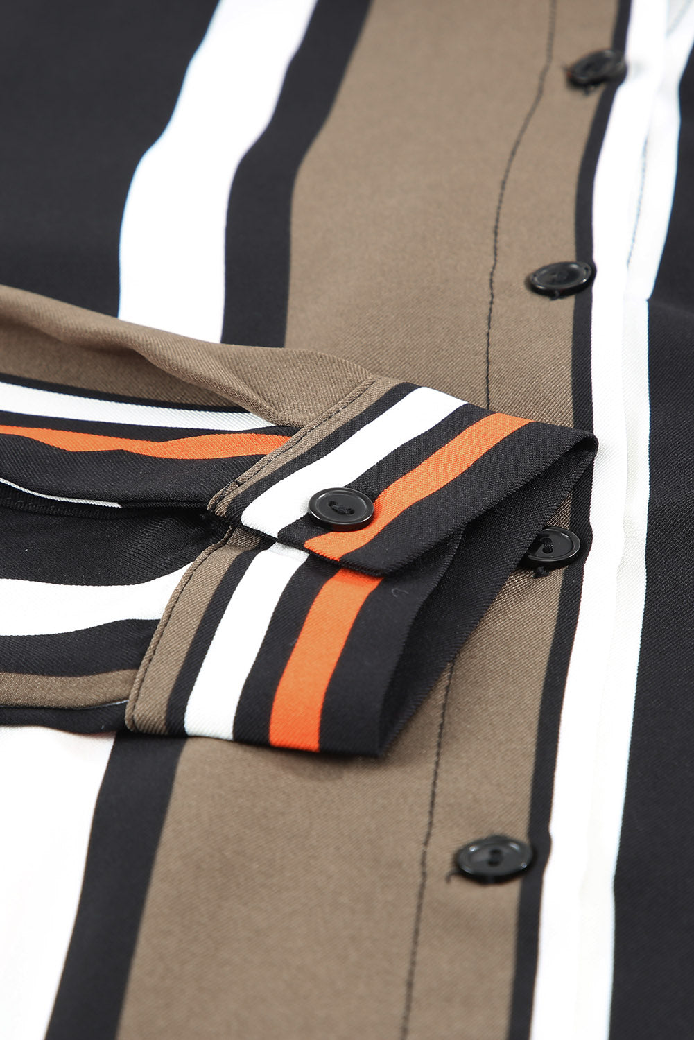 Shirt for Women Contemporary Women Brown Striped
