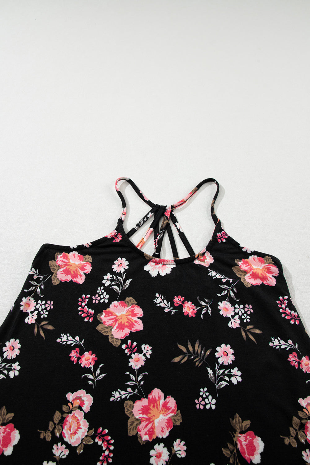 Women's Tank Top Featuring Spaghetti Straps Back