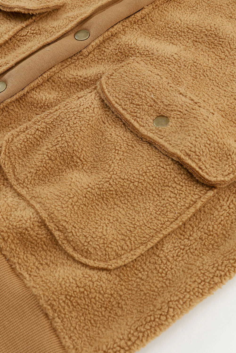 Women's Jacket with Flap Pocket Spread Fleece