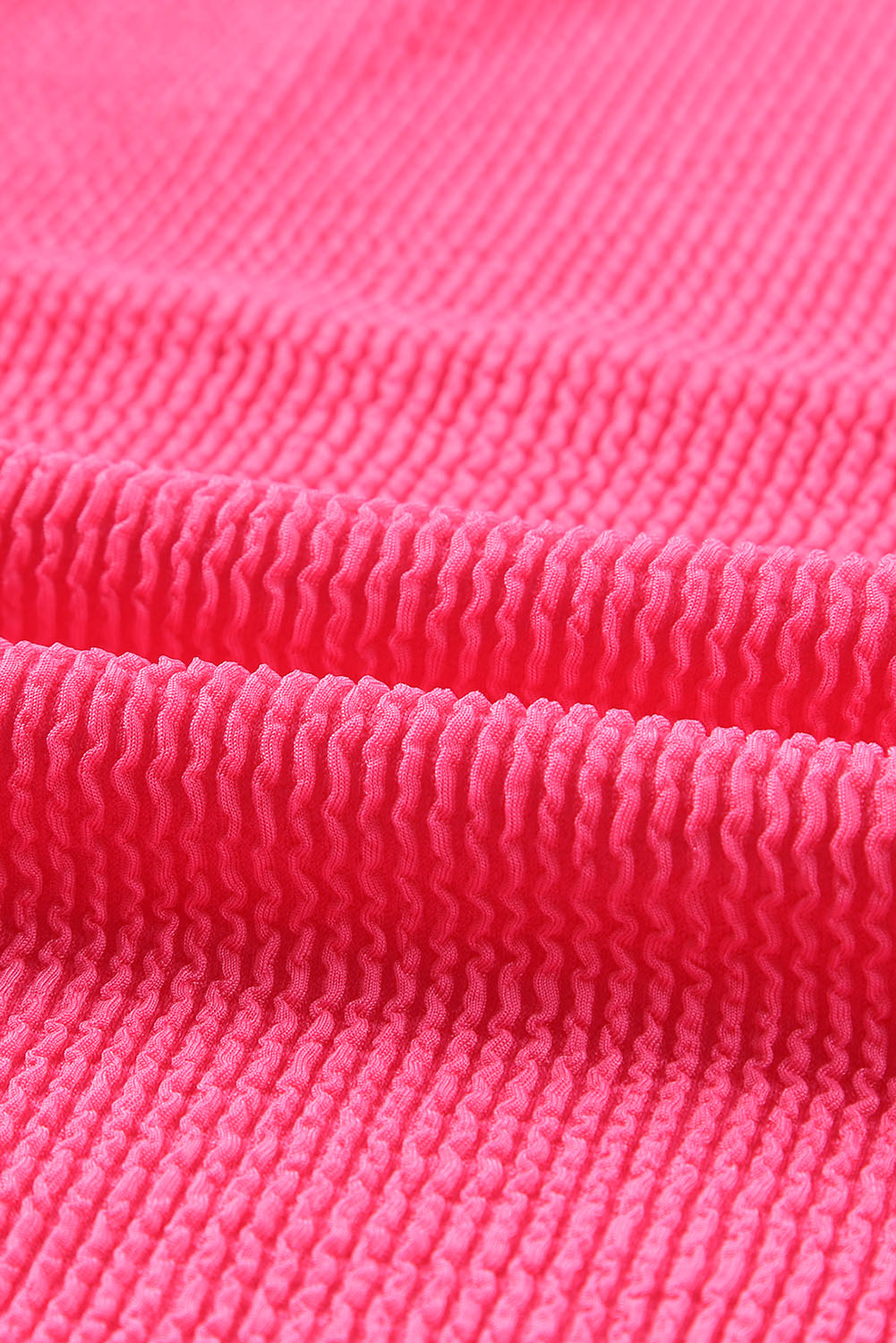 Top for Women Rib-Knitted Long-Sleeve