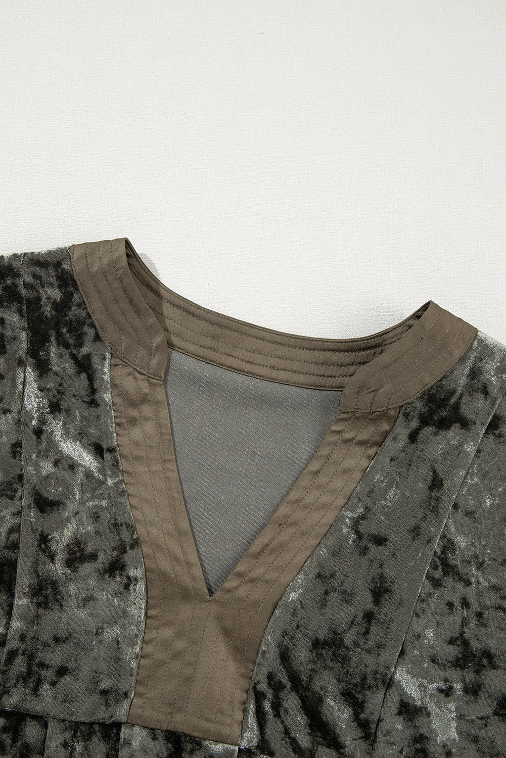 Dress for Women Loose Velvet V Neck
