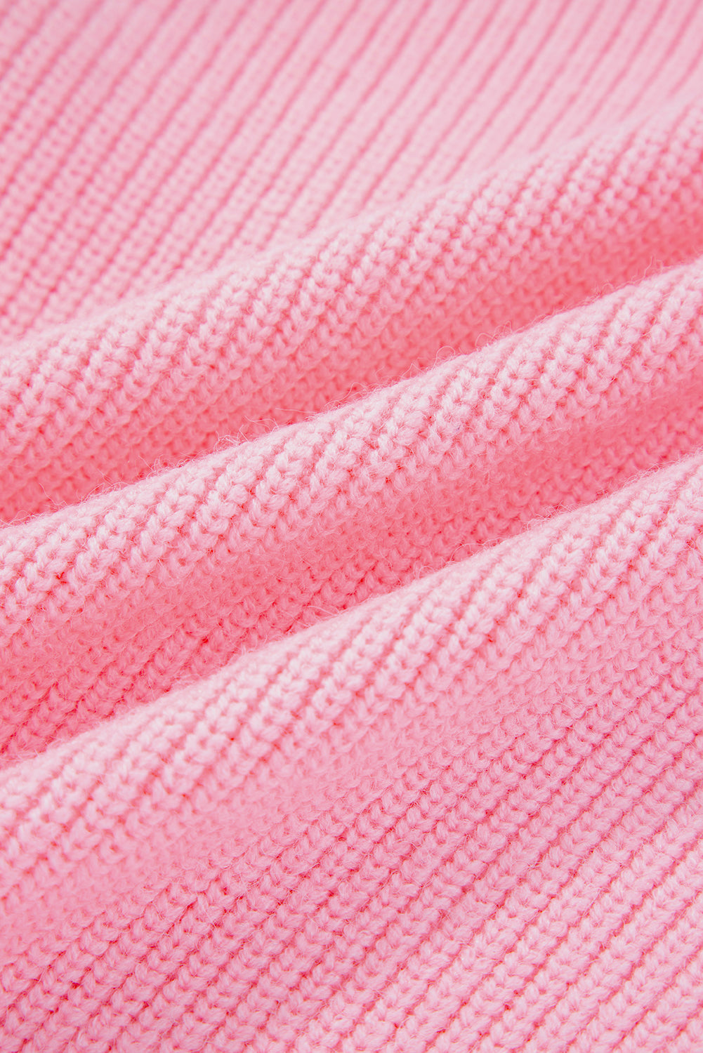 Cane Merry Candy Puffy Knit Crew-Neck Knit Top