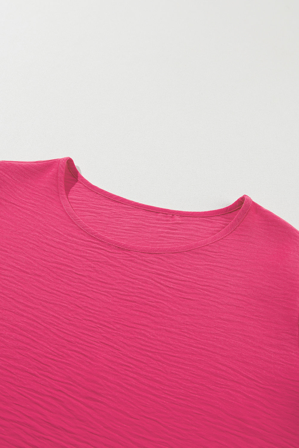 Women's Top Featuring Ruffle-Trimmed Short-Sleeve Plus Size