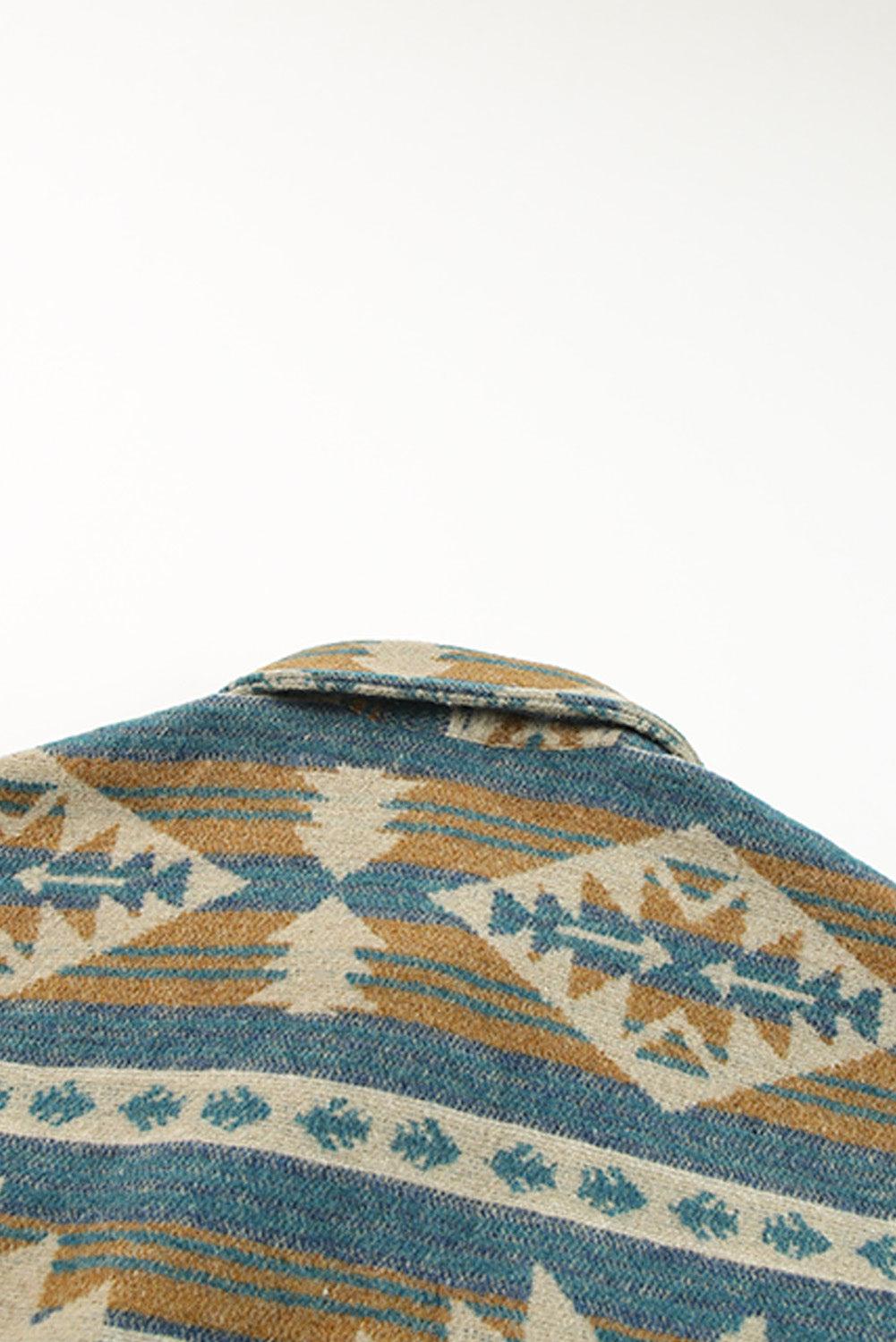 Women's Aztec-Pattern Button Shacket