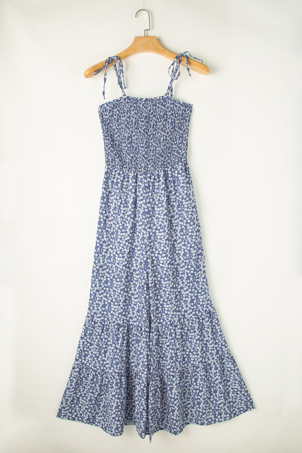 Jumpsuit for Women Straps Wide-Leg Floral-Print