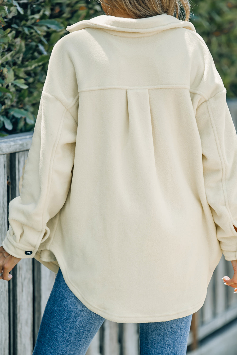 Women's Shirt Jacket with Button-Front